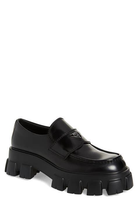 waterproof prada mens shoes|Prada sole loafer shoes.